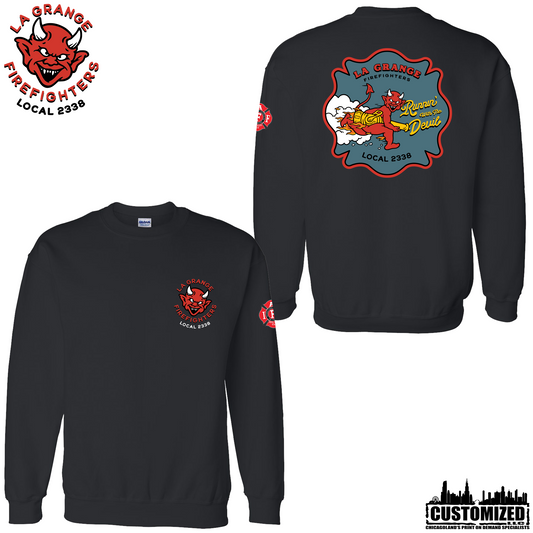 La Grange FD Duty Crewneck - Black