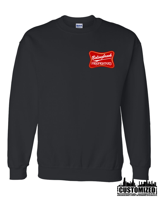 Bolingbrook FD "Miller Style" Crewneck Sweatshirt - Black
