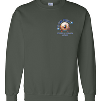 To The Point Piercing Studio Crewneck Sweatshirt - Forest Green