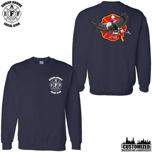 Sugar Grove L4748 Crewneck Sweatshirt "Style1" - Navy