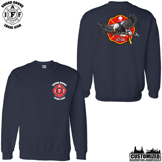 Sugar Grove L4748 Crewneck Sweatshirt "Style2" - Navy