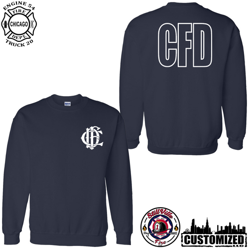 CFD Scramble Crewneck Sweatshirt - Navy