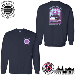 CFD Ambo Co. 15 "Summer Vibes" Crewneck Sweatshirt - Navy