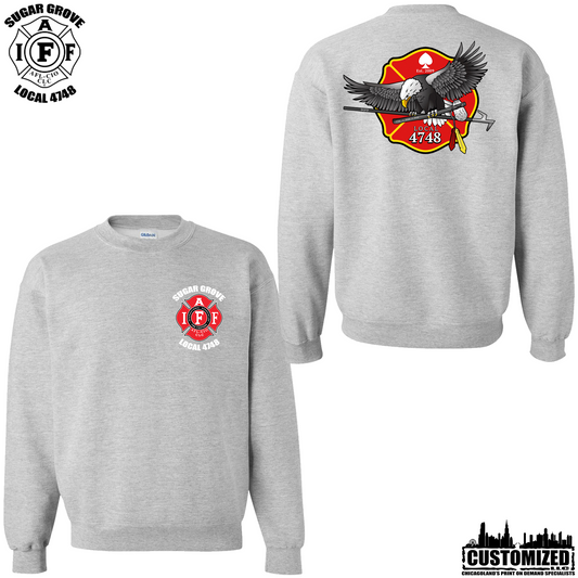 Sugar Grove L4748 Crewneck Sweatshirt "Style2" - Sport Grey