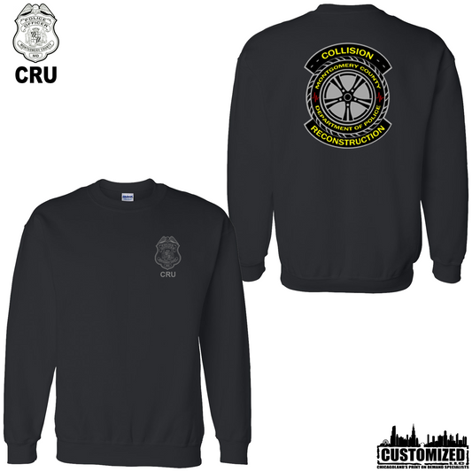 MCPD CRU Midweight Crewneck "Style1" - Black