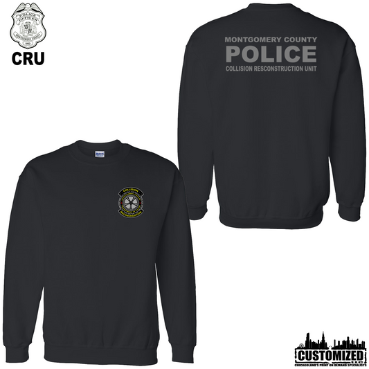 MCPD CRU Midweight Crewneck "Style2" - Black