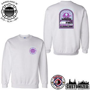 CFD Ambo Co. 15 "Summer Vibes" Crewneck Sweatshirt - White