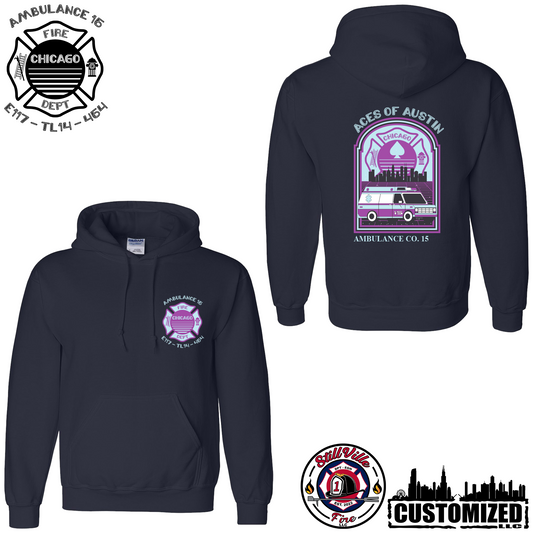CFD Ambo Co. 15 "Summer Vibes" Pullover Hoodie - Navy