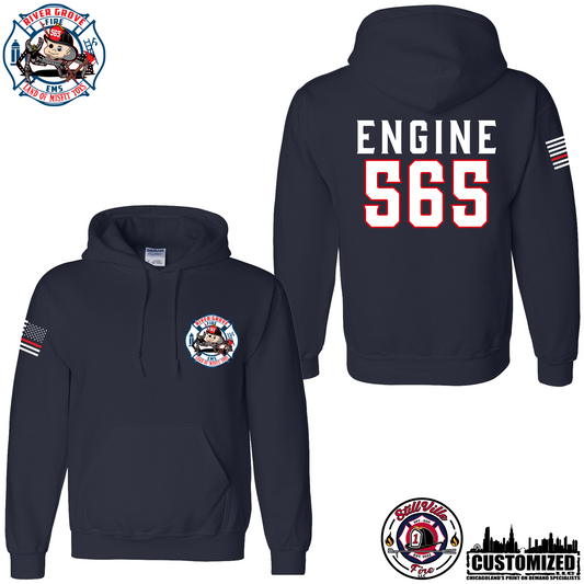 RGFD Gildan Duty Pullover - Navy