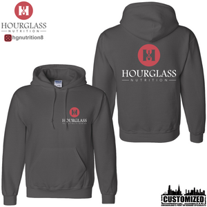 Hourglass Nutrition Hoodie "OG" Style 1 - Charcoal