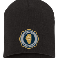 100 Club Embroidered 8.5" Beanie - Black
