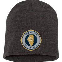 100 Club Embroidered 8.5" Beanie - Dark Grey