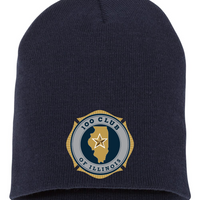 100 Club Embroidered 8.5" Beanie - Navy