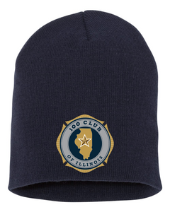 100 Club Embroidered 8.5" Beanie - Navy