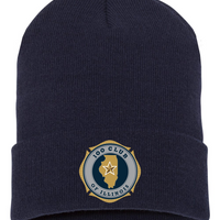 100 Club Embroidered 12" Cuffed Beanie - Navy