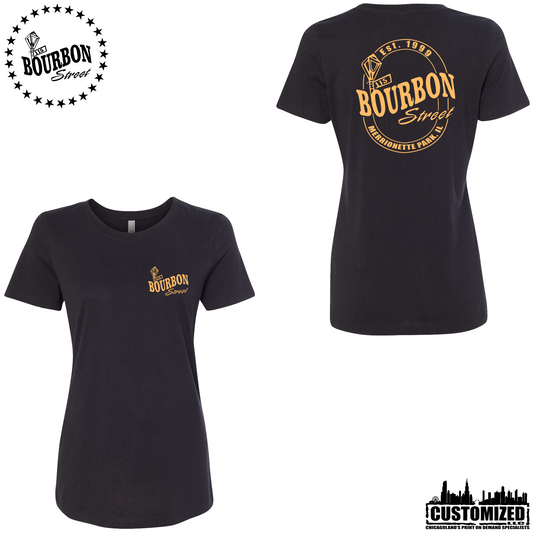 115th Bourbon Street Employee Women's Short Sleeve - Black