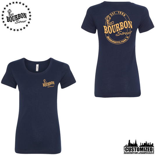 115th Bourbon Street Employee Women's Short Sleeve - Midnight Navy