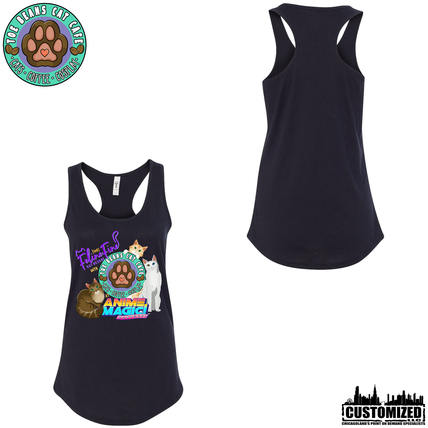 Anime Magic Women's Tank - Black