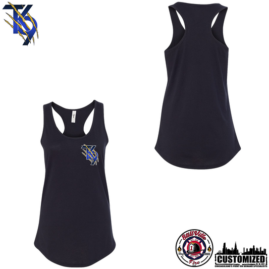 TK9 Women's Ideal Racerback Tank - Black