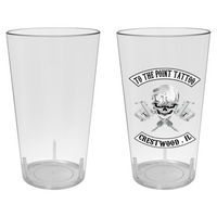 To The Point Tattoo 16oz. USA-MADE Plastic cup
