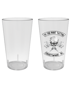 To The Point Tattoo 16oz. USA-MADE Plastic cup