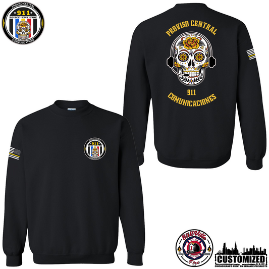 Proviso Central Comm. Crewneck Sweatshirt - Black