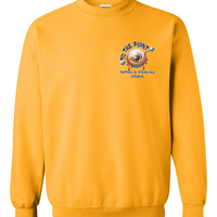 To The Point Piercing Studio Crewneck Sweatshirt - Gold