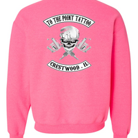 To The Point Tattoo "OG" Crewneck Sweatshirt - Pink