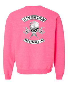 To The Point Tattoo "OG" Crewneck Sweatshirt - Pink