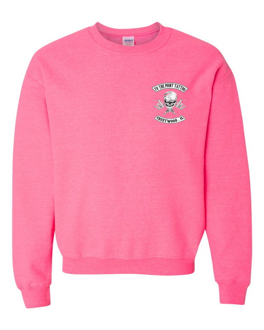 To The Point Tattoo "OG" Crewneck Sweatshirt - Pink