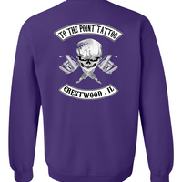 To The Point Tattoo "OG" Crewneck Sweatshirt - Purple