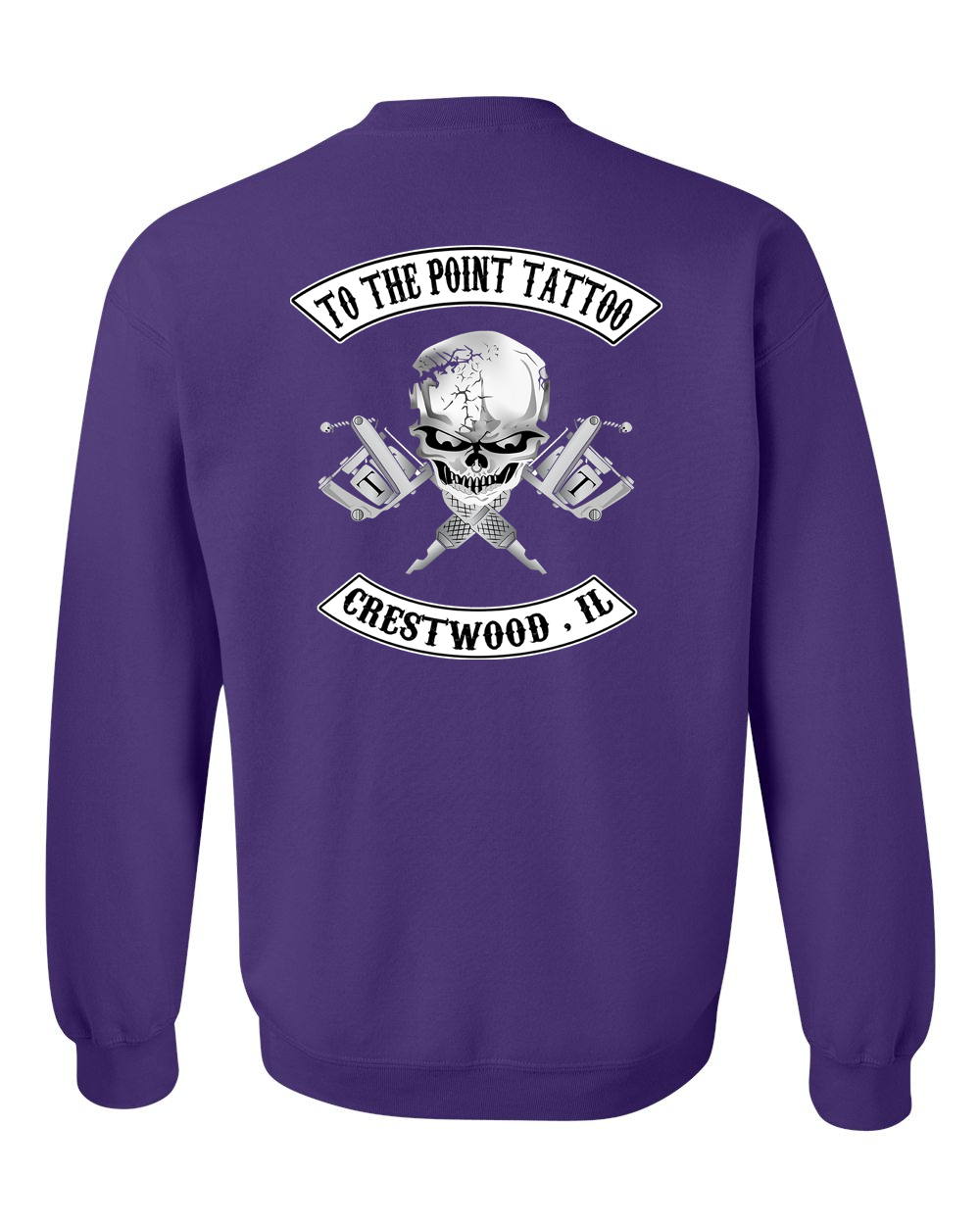 To The Point Tattoo "OG" Crewneck Sweatshirt - Purple