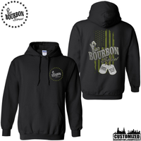 115 Bourbon Street Freedom Tribute Unisex Hooded Sweatshirt - Black