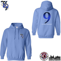 TK9 Pullover Hoodie "Style4" - Carolina Blue