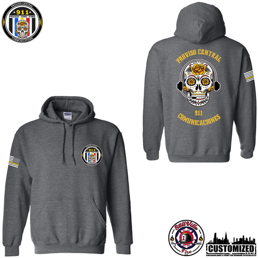 Proviso Central Comm. Pullover Hoodie - Dark Heather