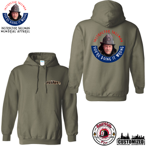 Instructor Tallman Memorial Pullover Hoodie - Military Green