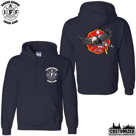 Sugar Grove L4748 Pullover Hoodie "Style1" - Navy