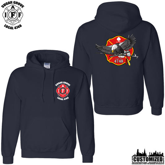 Sugar Grove L4748 Pullover Hoodie "Style2" - Navy