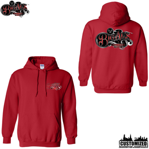 Big Al's Tattoo "Logo" Pullover Hoodie - Red