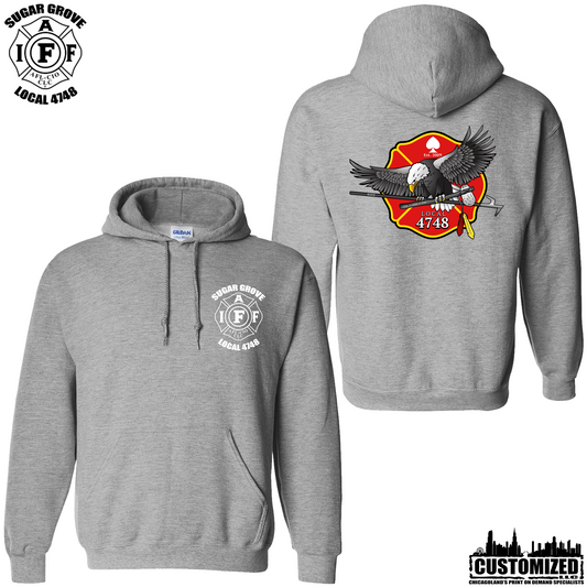Sugar Grove L4748 Pullover Hoodie "Style1" - Sport Grey