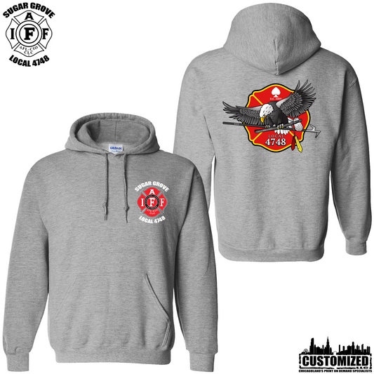 Sugar Grove L4748 Pullover Hoodie "Style2" - Sport Grey