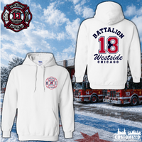 CFD Batt 18 Pullover Hoodie - White