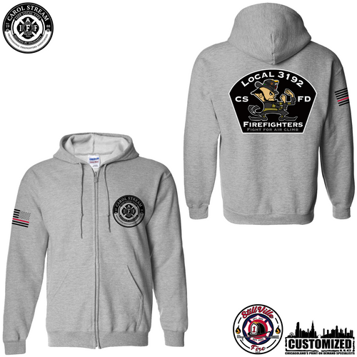 Carol Stream FD Full-Zip Hoodie - Sport Grey