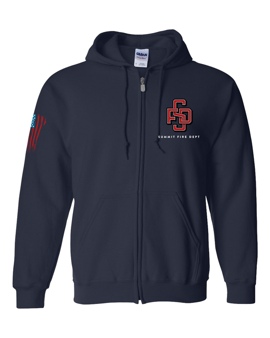 SFD Gildan Zip up - Navy