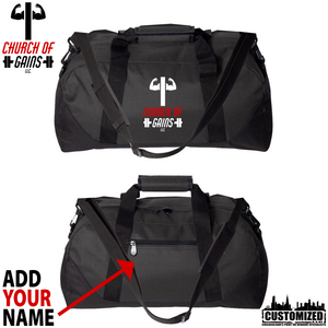 Church of Gains "OG" 18in. Duffle Bag - Black