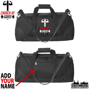 Church of Gains "OG" 22.5in. Duffle Bag - Black