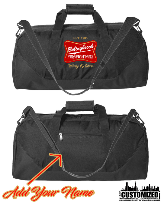 Bolingbrook FD "Miller Style" 22.5in. Duffle Bag - Black