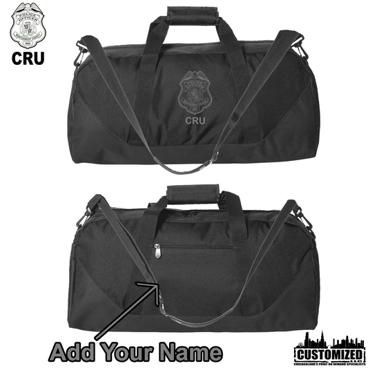 MCPD CRU 18in. Black Duffle Bag "Style1" - Black