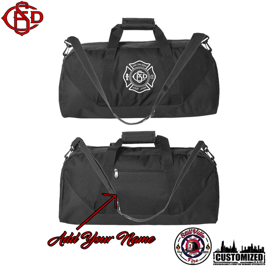 Central Stickney FD 22.5in. Black Duffle Bag - 4 Logo Options