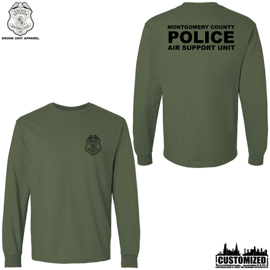 MCPD ASU Long sleeve - Military Green